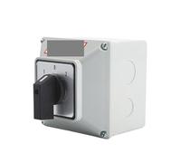 ICXLPMC SZW26/LW26-32 32A 3 Position 2 Phase 8 Screws Automatic Changeover Rotary Knob Cam Switch With Box ICXLPMC