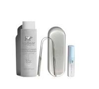 ICY Bear Fresh Breath Bundle Made with Natural Ingredients - Bad Breath Treatment. Compact and Portable Kit Includes Mouthwash, Stainless Steel Tongue Scraper with Case and Fresh Breath Spray