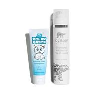 ICY Bear Mini & Me Bundle - Professional Whitening Toothpaste & Bubblegum Kids Toothpaste. Complete Total Care for Parent & Child, Baby or Toddler. Ideal Enamel Care & Oral Health.