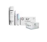 ICY Bear Oral Care Essential Bundle, Advanced Oral Hygiene Kit for A Healthy and Bright Smile, Comes with Diamond Toothpaste, Teeth Whitening Pen, Teeth Whitening Strips, Pap+ Powder & Breath Spray.