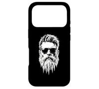 Icy Bearded Man With Sunglasses Hipster Barber Look Case for iPhone 17 Pro