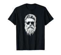 ICY Bearded Man with Sunglasses Hipster Barber Look T-Shirt