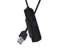 ICY BOX 2.5" SATA to USB Adapter with Cable for SSD and Hard Drive USB 3.0 SATA III Black