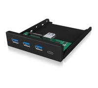 ICY BOX USB 3.0 Front Panel black IB-HUB1418-i3