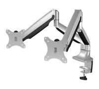 ICY BOX IB-MS303-T Monitor Desk Mount for Monitors up to 28 Inches (71 cm) Max. 6.5 kg, VESA 75 x 75 and 100 x 100