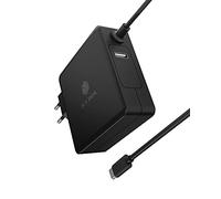 ICY BOX 90W USB-C Power Adapter for Laptops, Tablets and Smartphones, Protection Function, Power Delivery 3.0, 1.8 m Cable, Black, IB-PS101-PD