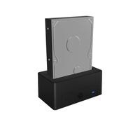 ICY BOX IB-1121-U3 USB 3.0 HDD / Hard Drive Docking Station for SATA 2.5" and 3.5" SATA Cloning Station and Hard Drive Reader Adapter External Black
