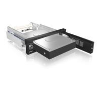 ICY BOX IB-168SK-B HDD caddy 5.25 inch black aluminium for hard dr...