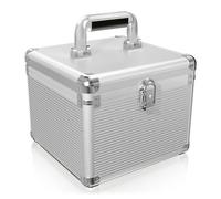ICY BOX IB-AC628 Aluminium Protective Travel Suitcase, 10x 2.5" or 3.5" HDD/SSDs