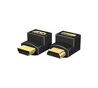 ICY BOX IB-CB009-1 HDMI Angled Adaptor Set of 2 / Mirrored Orientation / 1080p / 2160p / 3D / Ethernet/True HD/DTS-HD/Gold-Plated Connectors