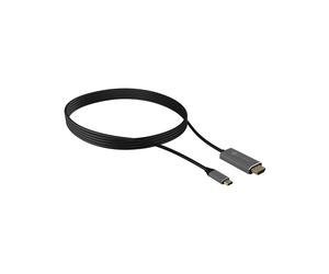 ICY BOX IB-CB020-C Active USB-C to HDMI Cable (1.8 m), UHD (2160p), HDCP 2.2, Co