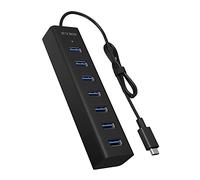 Raidsonic Ib-1700-c3 7 Port Usb-c Hub Black