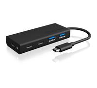 ICY BOX IB-HUB1426-CPD USB-C multiport hub 4 ports USB 3.2 Gen 2 Black