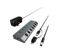 Raidsonic Ib-hub1701-c3 7 Port Usb Hub