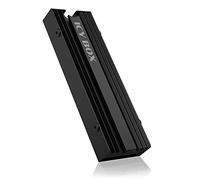 ICY BOX M.2 Heat Sink for PS5, Suitable for M.2 SSD (2280), Height 10mm, 3X thermal pad, Black, IB-M2HS-PS5