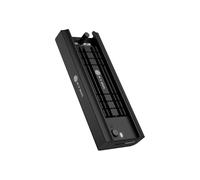 ICY BOX M.2 NVMe & SATA SSD Docking Station, USB 3.2 (Gen2, 10 Gbps), Tool-less, USB-C & USB-A, PCIe M-Key, Aluminium, Black