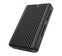 ICY BOX M.2 NVMe SSD Enclosure, Dual SD 4.0 Card Reader, Aluminium Housing, Ther
