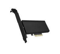 ICY BOX NVMe M.2 SSD zu PCIe 4.0 X4 mit Aluminiumkühlkörper Adapterk (US IMPORT)