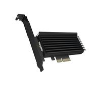 ICY BOX PCI Express Card M.2 NVMe SSD to PCIe 3.0 Adapter Cooler LED Lighting M-Key 2230 2242 2260 2280 Black ARGB LED