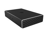 ICY BOX RAID IB-RD2253-C31 Enclosure for 2 x 2.5 Inch SSD & HDD, USB-C & USB-A Cable, USB 3.1 Gen2 (10 Gbit/s), Aluminium, Black,