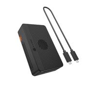 ICY BOX RAID Thunderbolt 40Gbps, Docking Station, Dual M.2 NVMe SSD Enclosure, Thunderbolt 3, USB4, 8K USB-C, 4K HDMI, USB-A, Active Fan, NVMe Dock, IB-RD2818DK-40G, Heart RAID 2818