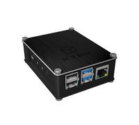 ICY BOX Raspberry Pi 4 Aluminum and Acrylic Interchangeable Air Flow Side Grid H