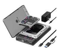 ICY BOX Spade Clone 3882 Cloning Station & Docking Station for M.2 NVMe SSD as well as 2.5"/3.5" SATA HDD/SSD Docking Station USB-C Hard Drive Docking Station with USB 3.2 Gen 2 (10Gbps), Offline
