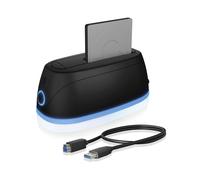 ICY BOX USB 3.0 & USB-C HDD Docking Station, SATA 2.5/3.5 Inch Hard Drive Clonin