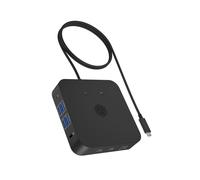 ICY BOX USB-C Docking Station (12-in-1) for 3 Monitors (3x HDMI), 4K 60Hz, 6x US