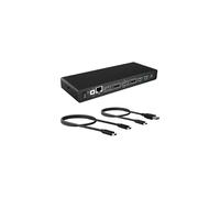 ICY BOX USB-C Docking Station (14-in-1) for 2 Monitors (2x HDMI & 2x DP), 5K 30Hz | 4K 60Hz, 6-Way USB 3.0 HUB, 65W Power Delivery, Gigabit Ethernet, Audio, IB-DK2245AC