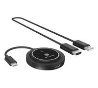 ICY BOX USB-C to HDMI Wireless Transmitter & Receiver, 1080p 30m, IB-WL101 | Up to 30m screen copy, USB-C PD charges laptop up to, 100W Full HD 1080p for meeting and home theater