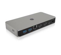 ICY BOX USB4 Docking Station (10-in-1) für 2 Monitore (2x HDMI (4K UHD Blu-ray)