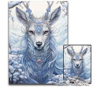 Icy Deer Prince Puzzles 1000 Pieces for Adults Impossible Jigsaw Puzzles for Adults Brain Teaser Home Decor Perfect 1000 PCS(75x50cm)