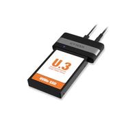 ICY DOCK 1x U.2 / U.3 NVMe SSD to USB 4 Gen3 x 2 External Adapter 40Gbps Compatible with Thunderbolt 4 Cables Including - EZ Adapter Ex MB307U-1VB