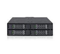 Icy Dock Backplane 4 x 6.3 cm SATAI-III in 1 x 5.25 Inch HDD/SSD black