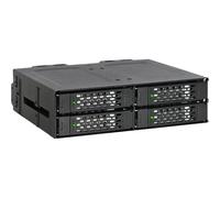 ICY DOCK Backplane 4 x 6.3 cm SATAI-III in 1 x 5.25 Inch HDD/SSD Black Internal Bulk