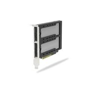 ICY DOCK ExpressSlot Elite MB842M5P-B Removable Frame / Adapter Card for Two PCIe 5.0 M.2 NVMe SSDs in One PCIe x8/x16 Slot (Bifurcation Required)