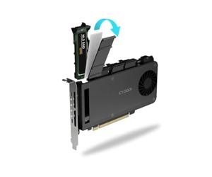 Icy Dock ExpressSlot MB204MP-B: 4 Bay Removable M.2 NVMe SSD to PCIe x16 Mobile Rack Enclosure/Adapter Card (PCIe Bifurcation Required, Windows, Linux Compatible)