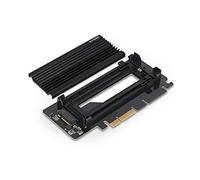 ICY DOCK EZConvert EX Pro MB987M2P-2B accepts an M.2 NVMe PCIe SSD up to 110 mm length in a PCIe 4.0 x4 slot - incl. heat sink black