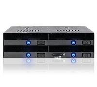 Icy Dock flexiDOCK MB014SP-B R1 4-Bay 2.5 Inch SATA/SAS Hot Swap Dock in Black for Computer/Laptop