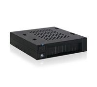 ICY DOCK flexiDOCK MB521SP-B, 2.5” SSD Dock SATA/SAS Mobile Rack for Ext 3.5” Ba