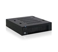 ICY DOCK Hot Swap HDD/SSD Mobile Rack, Aluminium, Black, 1x 2,5" SATA/SAS (Auswurf)