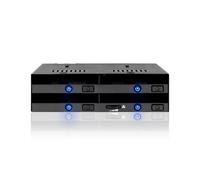ICY DOCK MB014SP-B R1 4 Bay 2.5" SATA SAS SSD HDD Docking Enclosure Mobile Rack