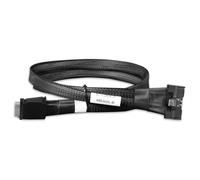 ICY DOCK MB302L-B 0.5M MCIO 8i SFF-TA-1016 to 2x Oculink 4i SFF-8611 Cable