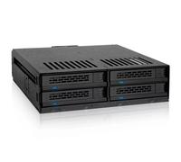 ICY DOCK MB324SP-B 4 Bay 2.5" SAS SATA SSD HDD Mobile Rack