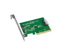 ICY DOCK MB409A5 MCIO 8i (SFF-TA-1016) to PCIe 5.0 x8 Adapter Card with Redriver