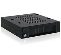 ICY DOCK MB521SP-B Hot Swap HDD/SSD Mobile Rack, Aluminium, Black, 1x 2,5" SATA/SAS (Auswurf)