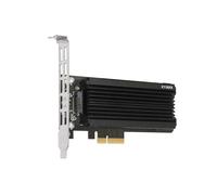 EZConvert EX Pro MB987M2P-1B PCIe 4.0 x4/x8/x16 Adapter/Expansion Card for M-Key M.2 NVMe PCIe SSD up to 110 mm Length (2230, 2242, 2280, 22110) with Slot Bracket and Improved Aluminium Heatsink