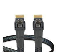 ICY DOCK SlimSAS 4i SFF-8654 to SlimSAS 4i SFF-8654 Cable - 0.5M | MB323L-B