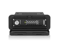 ICY DOCK ToughArmor MB601V4KW-B U.2 / U.3 NVMe PCIe 4.0 SSD to SFF-8639 Mobile Rack up to 64Gbps - Full Metal with Waterproof IPX6 Front Panel